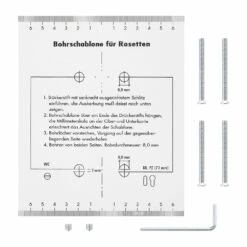 Würth Türdrücker ZD 21, Rosette BB, PZ, WC, Vernickelt -Sonax Geschaft 0687170300 wuerth tuerdruecker zd21 schrauben