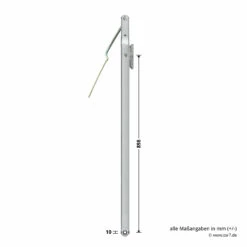 Hörmann Ersatz-Hebelarm Inkl. Adapterplatte, BRH 2000 Mm -Sonax Geschaft 1049502 hoermann ersatz hebelarm inkl adapterplatte brh 2000mm bemassung