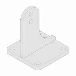 SOMMER Torpfostenbeschlag 75/115 Twist 350
