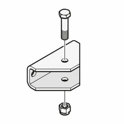 SOMMER Torflügelbeschlag Twist XL, Inkl. Schraube Und Mutter