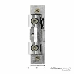 Hörmann E-Öffner Mit Tagesfalle (lose) Für THP Haustüren -Sonax Geschaft 274661 hoermann e oeffner mit tagesfalle lose fuer thp haustueren vorderseite masse