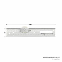 Hörmann Auslegerplatte, Beschlag L, Ausführung Links, Baureihe 30 -Sonax Geschaft 3045746 hoermann auslegerplatte beschlag l ausfuehrung links baureihe 30 masse