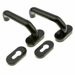 Hörmann Drückergarnitur, Kunststoff Schwarz, PZ