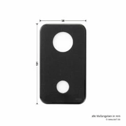 Hörmann Torgriffgarnitur, TS 42,5 Mm, Kunststoff Schwarz, PZ -Sonax Geschaft 3053601 hoermann torgriffgarnitur kunststoff schwarz pz ts 42 5 breite laenge