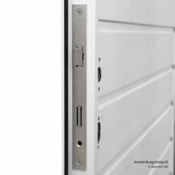 Hörmann Einsteck-Rohrprofilschloss KFV Für Schlupf-und Nebentüren, PZ -Sonax Geschaft 3070038 hoermann einsteck rohrprofilschloss 1314 pz fuer schlupf und nebentuer einbausituation 1