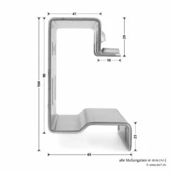 Hörmann Federstopperkonsole -Sonax Geschaft 3073628 hoermann federstopperkonsole seitenmasse