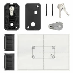 Hörmann Schloss PZ, TS 42,5 Mm Inkl. Zylinder -Sonax Geschaft 3088641 hoermann schloss pz ts 425 mm inkl zylinder montageskizze