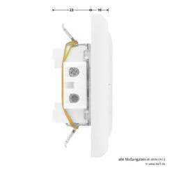 Hörmann Innentaster TUPS 2 Für Unterputzsender -Sonax Geschaft 436266 hoermann taster tups 2 anschluesse oben