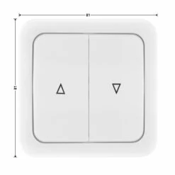 Hörmann Innentaster TUPS 2 Für Unterputzsender -Sonax Geschaft 436266 hoermann taster tups 2 masse