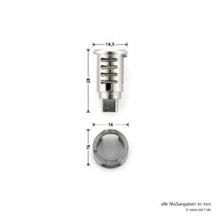 Hörmann Sicherheitsschloss Für Steuerungsgehäuse RotaMatic Akku -Sonax Geschaft 436343 hoermann sicherheitsschloss fuer steuerungsgehaeuse rotamatic akku breite laenge