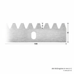Hörmann Stahl-Zahnstange Für Schiebetorantriebe -Sonax Geschaft 436444 hoermann stahl zahnstange fuer schiebetorantriebe bemassung
