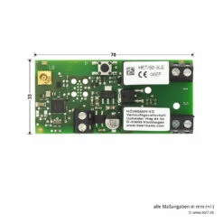 Hörmann Bluetooth Empfänger HET/S2-BLE -Sonax Geschaft 436745 hoermann bluetooth empfsenger het s2 ble platine breite laenge