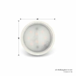 Hörmann LED-Reflektorlampe Für SupraMatic -Sonax Geschaft 436992 hoermann reflektorlampe fuer supramatic vorderansicht breite laenge
