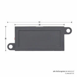 Hörmann 1-Kanal-Empfänger HE 1, 26,995 MHz -Sonax Geschaft 437241 hoermann 1 kanal empfaenger he 1 26 995 mhz breite laenge