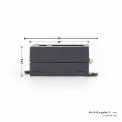 Hörmann 1-Kanal-Empfänger HE 1, 868 MHz -Sonax Geschaft 437404 hoermann 1 kanal empfaenger he 1 868 mhz seitenansicht breite laenge