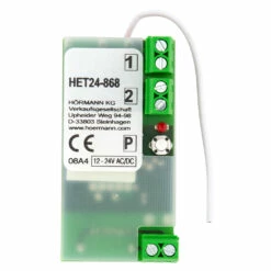 Hörmann 2-Kanal-Relais-Empfänger HET 24, 868 MHz -Sonax Geschaft 437517 hoermann 2 kanal relais empfaenger het24 868 mhz oben