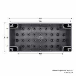Hörmann Leer-Gehäuse-Unterteil IP 54 -Sonax Geschaft 438266 hoermann leer gehaeuse unterteil ip 54 breite laenge