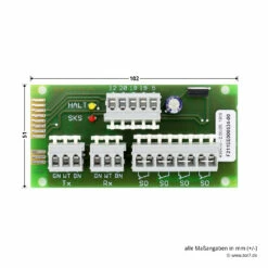 Hörmann Anschlusseinheit S1/S2, Platine SKS -Sonax Geschaft 438416 hoermann anschlusseinheit s 1 s 2 platine sks breite laenge
