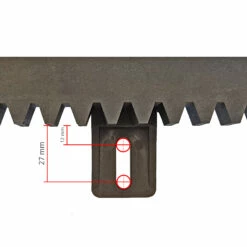 Hörmann Kunststoff-Zahnstange V6, Befestigung Unten -Sonax Geschaft 438632 hoermann kunststoff zahnstange v6 detailansicht
