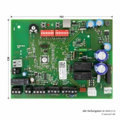 Hörmann Steuerungsplatine LineaMatic Schiebetorantrieb Ohne Funkempfänger -Sonax Geschaft 439527 hoermann steuerungsplatine lineamatic schiebetorantrieb ohne funkempfaeenger bemassung