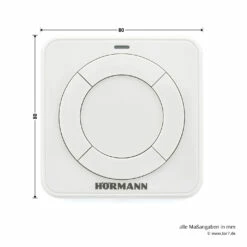 Hörmann Funk-Innentaster FIT 4, BiSecur -Sonax Geschaft 439741 hoermann funk innentaster fit 4 bisecur draufsicht masse
