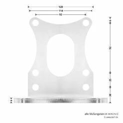 Hörmann Befestigungswinkel, VersaMatic -Sonax Geschaft 439985 hoermann befestigungswinkel versamatic masse lange seite