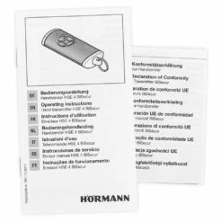 Hörmann Handsender HSE 4, BiSecur, Frozen Grey -Sonax Geschaft 4511569 hoermann handsender hse 4 bisecur frozen grey anleitung