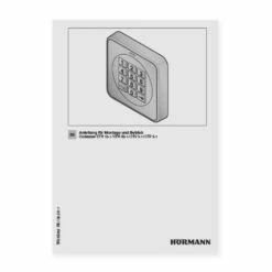Hörmann Codetaster CTP 3-1 -Sonax Geschaft 4511634 hoermann codetaster ctp 3 1 anleitung