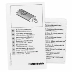 Hörmann Handsender HSE 4, BiSecur, Struktur Komplett Schwarz -Sonax Geschaft 4511736 hoermann handsender hse 4 bisecur struktur komplett schwarz anleitung
