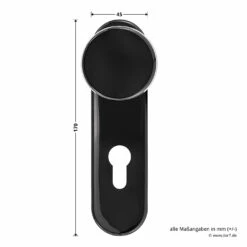 Hörmann Feuerschutz-Wechselgarnitur Typ D110 In Kunststoff Schwarz -Sonax Geschaft 454685 hoermann feuerschutz wechselgarnitur typ d 110 in kunststoff schwarz aussengriff breite hoehe