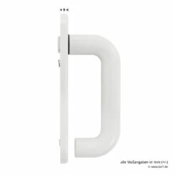 Hörmann FS Wechselgarnitur D110 Kurzschild PZ, Weiß -Sonax Geschaft 454688 hoermann fs wechselgarnitur d 110 pz kurzschild polyamid weiss gleitlager griff masse