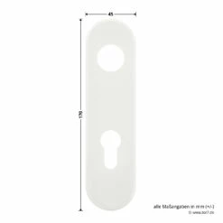 Hörmann FS Wechselgarnitur D110 Kurzschild PZ, Weiß -Sonax Geschaft 454688 hoermann fs wechselgarnitur d 110 pz kurzschild polyamid weiss gleitlager schild breite hoehe