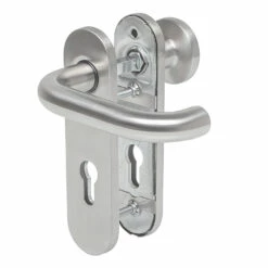 Hörmann FS Wechselgarnitur D110 Kurzschild PZ, Edelstahl -Sonax Geschaft 454690 hoermann fs wechselgarnitur d 110 kurzschild pz gleitlager knopf k 130 edelstahl perspektieve 1