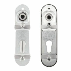 Hörmann FS Wechselgarnitur D110 Kurzschild PZ, Edelstahl -Sonax Geschaft 454690 hoermann fs wechselgarnitur d 110 kurzschild pz gleitlager knopf k 130 edelstahl rueckseite