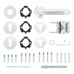 Hörmann FS Wechselgarnitur D110 Rosette PZ, Edelstahl -Sonax Geschaft 454742 hoermann fs wechselgarnitur d110 pz rosette edelstahl gleitlager lieferumfang