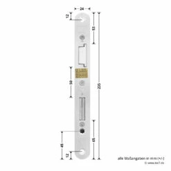 Hörmann Panikschloss 1201 PZ Für Stahltüren, Rechts -Sonax Geschaft 478750 hoermann panikschloss 1201 pz dornmass 65 funktion e re masse schliessblech