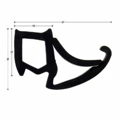 Hörmann Zargendichtung P103, 7500 Mm -Sonax Geschaft 479303 hoermann zargendichtung p103 7500 mm masse