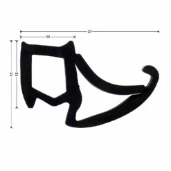 Hörmann Zargendichtung Mit Dichtungskeilen P111, 5500 Mm -Sonax Geschaft 479304 hoermann zargendichtung mit dichtungskeilen p111 5500 mm masse