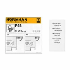Hörmann Dichtung Mittelstoß P58, 2500 Mm -Sonax Geschaft 479733 hoermann dichtung mittelstoss p58 2500 mm zubehoer