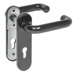 Hörmann FS Drückergarnitur D110 Kurzschild PZ, Schwarz -Sonax Geschaft 498165 hoermann fs drueckergarnitur d 110 kurzschild pz gleitlager polyamid schwarz