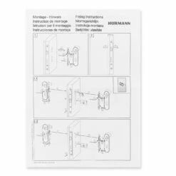 Hörmann FS Drückergarnitur D110 Kurzschild PZ, Schwarz -Sonax Geschaft 498165 hoermann fs drueckergarnitur d 110 kurzschild pz gleitlager polyamid schwarz montageanleitung