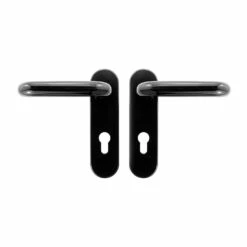 Hörmann FS Drückergarnitur D110 Kurzschild PZ, Schwarz -Sonax Geschaft 498165 hoermann fs drueckergarnitur d 110 kurzschild pz gleitlager polyamid schwarz set