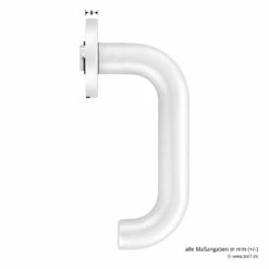 Hörmann FS Drückergarnitur D110 Rosette PZ, Alu -Sonax Geschaft 535346 hoermann fs drueckergarnitur d110 pz rosette alu f1 gleitlager masse