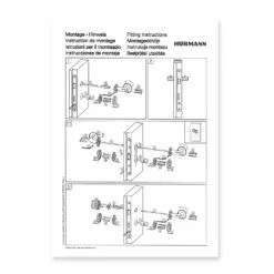 Hörmann FS Drückergarnitur D110 Rosette PZ, Schwarz -Sonax Geschaft 544353 hoermann fs drueckergarnitur d110 pz rosette schwarz gleitlager anleitung