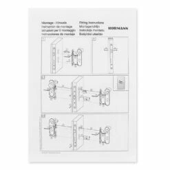 Hörmann FS Wechselgarnitur D210 Kurzschild PZ, Edelstahl -Sonax Geschaft 545723 hoermann fs wechselgarnitur d210 pz kurzschild edelstahl gleitlager anleitung
