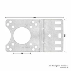 Hörmann Kettenbox-Anbausatz, 1:2 -Sonax Geschaft 637006 hoermann kettenbox anbausatz 1 2 breite laenge