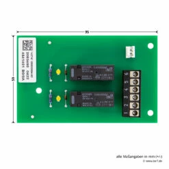 Hörmann Endlagenplatine, Steuerungen, STA400 -Sonax Geschaft 637028 hoermann endlagenplatine ohne feinsicherung mit 2 relais platine bemassung