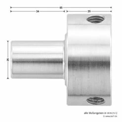 Hörmann Flanschkupplung Für Welle D40 -Sonax Geschaft 638004 hoermann flanschkupplung fuer welle d 40 masse seite