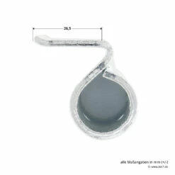 Hörmann Flügelteil FE Verzinkt, Nicht Verstellbar, H8-5/MZ -Sonax Geschaft 690407 hoermann fluegelteil fe verzinkt nicht verstellbar fuer h8 5 mz masse 2