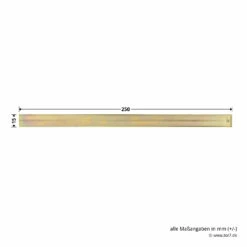 Hörmann Türkantriegel 20 X 250 Mm Gelb Verzinkt, ZK/MZ -Sonax Geschaft 690946 hoermann tuerkantriegel 20 x 250 mm gelb verzinkt zk mz masse 1